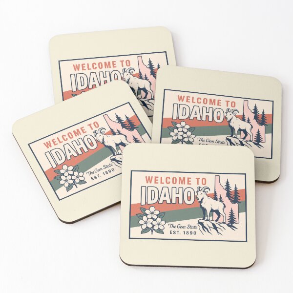 Item preview, Welcome to Idaho Retro State Sign designed and sold by sigrah.