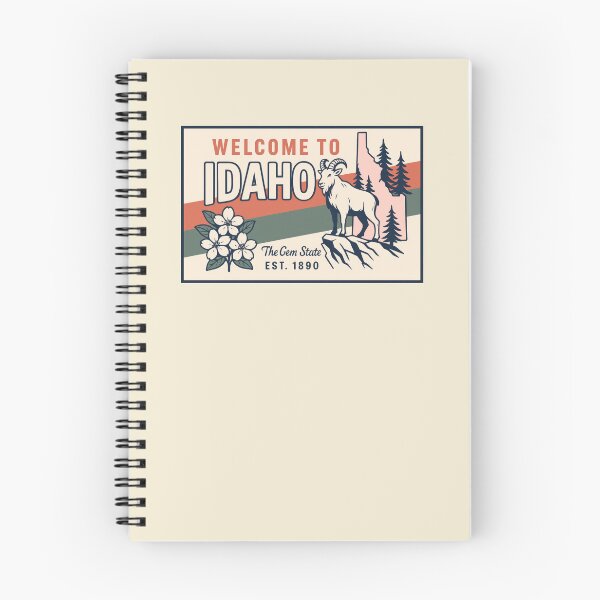 Item preview, Welcome to Idaho Retro State Sign designed and sold by sigrah.