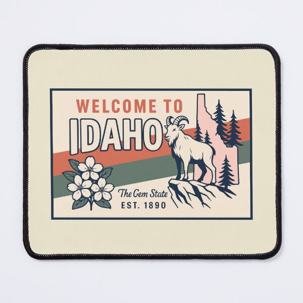 Item preview, Welcome to Idaho Retro State Sign designed and sold by sigrah.