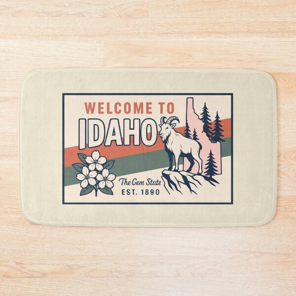 Item preview, Welcome to Idaho Retro State Sign designed and sold by sigrah.