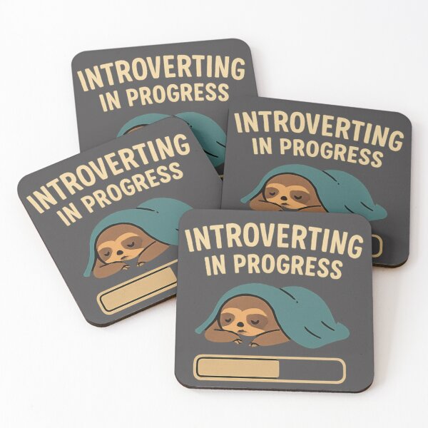 Item preview, Introverting in Progress | Funny Introvert Humor Tee designed and sold by Long Family Gifts.