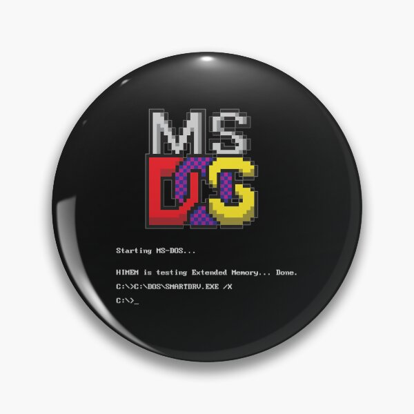 Item preview, Ms-Dos Logo Pixelated Retro Os designed and sold by MarkMcgill88.