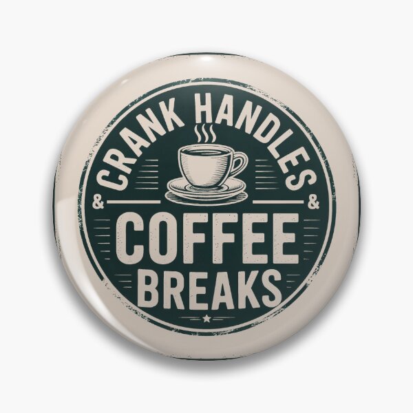 Item preview, Crank Handles Coffee Breaks designed and sold by Royal Wall Whispers.