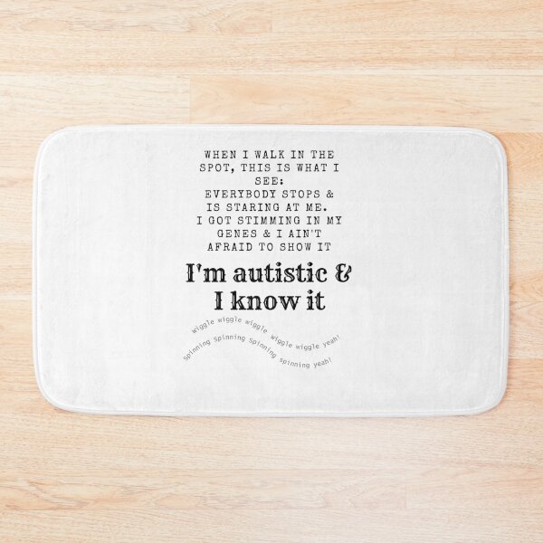 Item preview, I'm autistic and I know it designed and sold by AutisticShark.