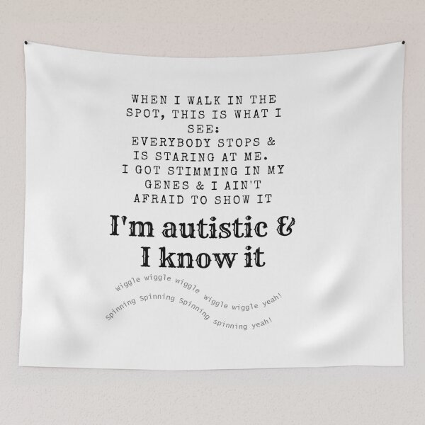 Item preview, I'm autistic and I know it designed and sold by AutisticShark.