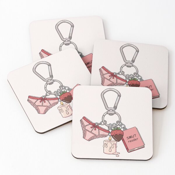 Item preview, Bookish keychain for smut reader designed and sold by FatBirdie.