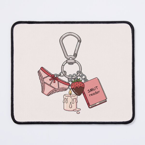 Item preview, Bookish keychain for smut reader designed and sold by FatBirdie.