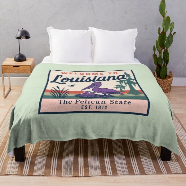 Item preview, Welcome to Louisiana Retro State Sign designed and sold by sigrah.