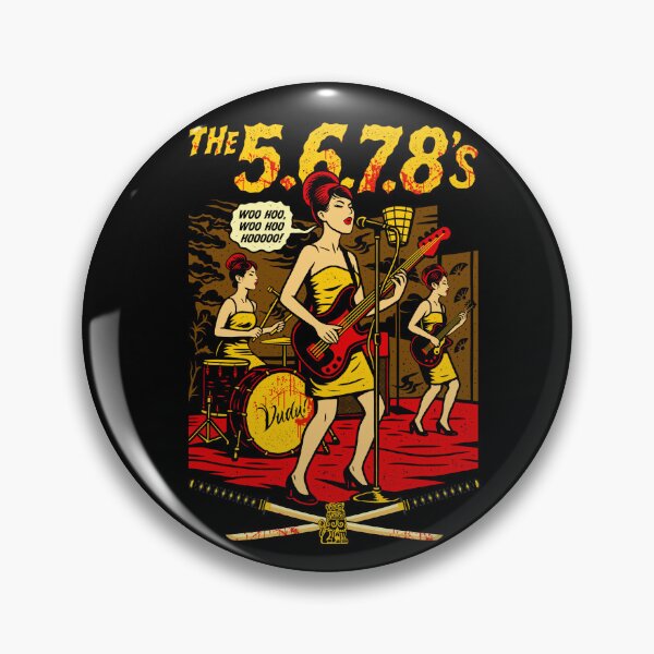 Item preview, The 5.6.7.8’s – Kill Bill Inspired Retro Rock Art designed and sold by Vudu! ⚡ Studio.