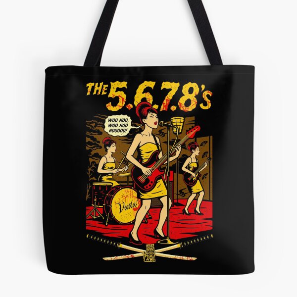 Item preview, The 5.6.7.8’s – Kill Bill Inspired Retro Rock Art designed and sold by Vudu! ⚡ Studio.