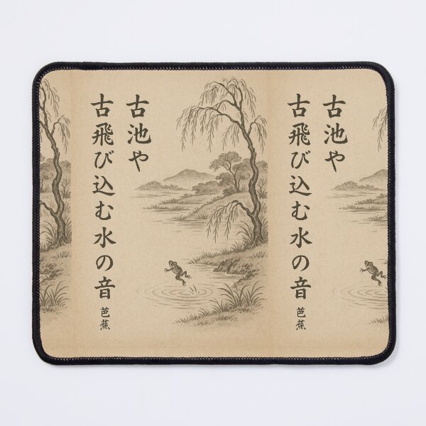 Item preview, Matsu Banshō haiku traditional Japanese block illustration  designed and sold by Oqueartecura.