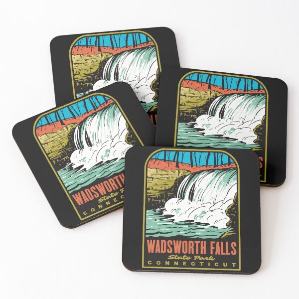 Item preview, Wadsworth Falls State Park Connecticut Retro designed and sold by HalpinDesign.