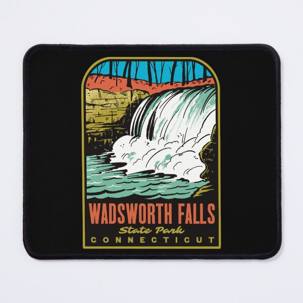 Item preview, Wadsworth Falls State Park Connecticut Retro designed and sold by HalpinDesign.