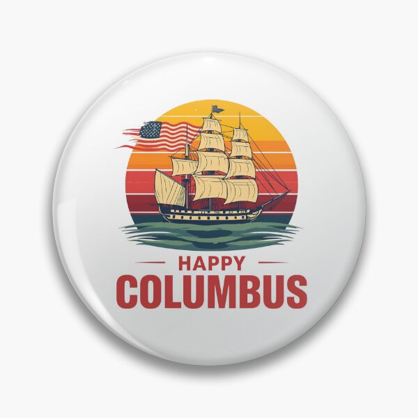 Item preview, Happy Columbus Day Vintage Ships Retro T-Shirt designed and sold by EchoPrint Co..