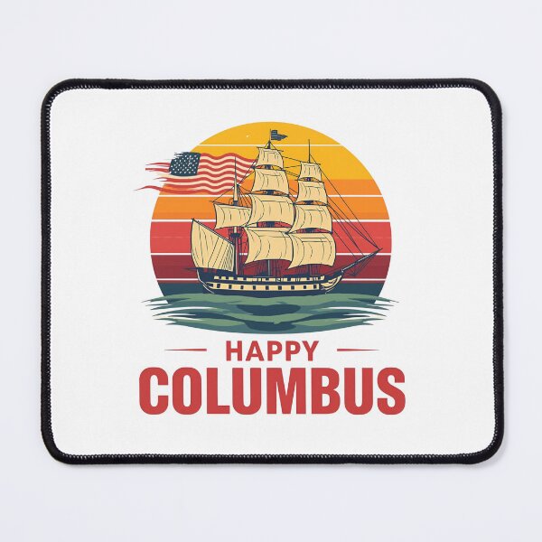 Item preview, Happy Columbus Day Vintage Ships Retro T-Shirt designed and sold by EchoPrint Co..