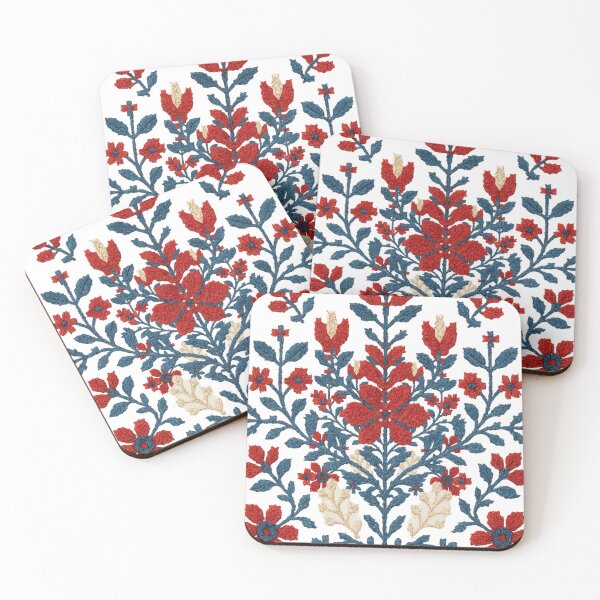 Item preview, Nordic Folk Embroidery – Traditional Scandinavian Floral Pattern designed and sold by DailyDrivesct.
