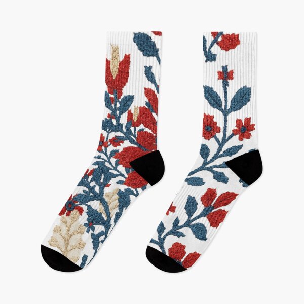 Item preview, Nordic Folk Embroidery – Traditional Scandinavian Floral Pattern designed and sold by DailyDrivesct.