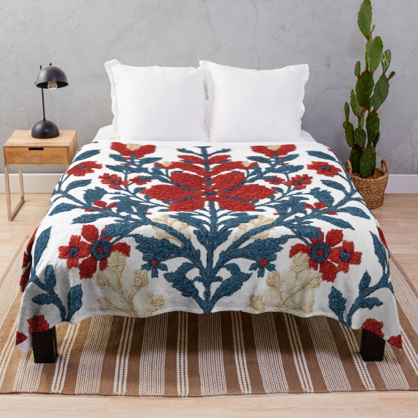 Item preview, Nordic Folk Embroidery – Traditional Scandinavian Floral Pattern designed and sold by DailyDrivesct.