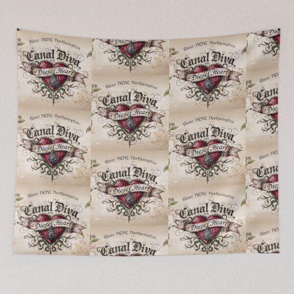 Item preview,  Canal Diva with a Diesel Heart Vintage designed and sold by Royal Wall Whispers.