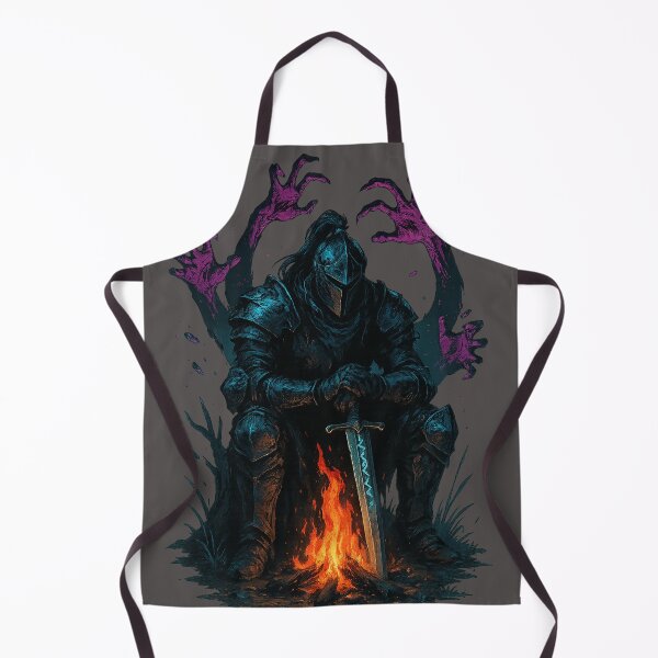 Item preview, Dark Knight by the Fire – Fantasy Warrior Artwork designed and sold by EchoDimension.