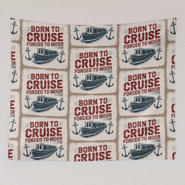 Item preview, Born to Cruise Forced to Moor designed and sold by Royal Wall Whispers.