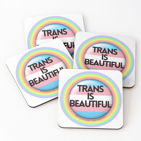 Item preview, Trans is Beautiful Pride Circle Flag designed and sold by 2CRE8IVE4925.