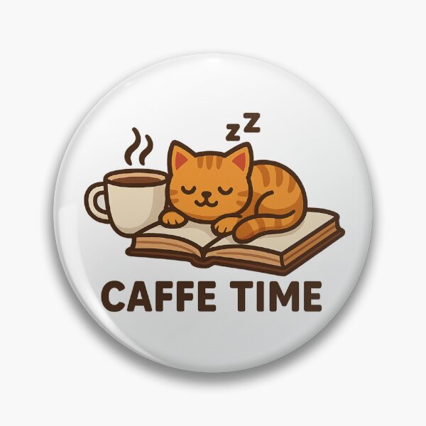 Item preview, Coffee Time Cat – Cozy Reading & Coffee Design designed and sold by EchoDimension.