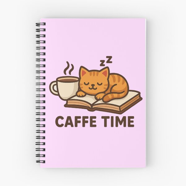 Item preview, Coffee Time Cat – Cozy Reading & Coffee Design designed and sold by EchoDimension.