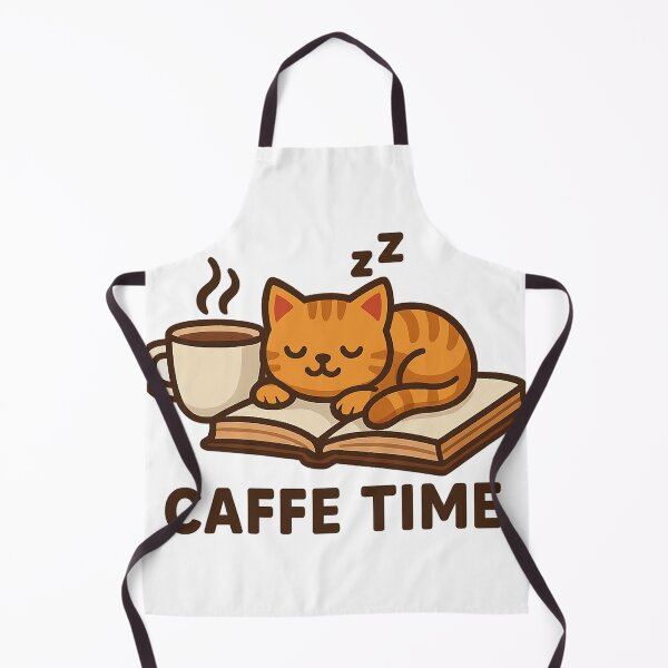 Item preview, Coffee Time Cat – Cozy Reading & Coffee Design designed and sold by EchoDimension.