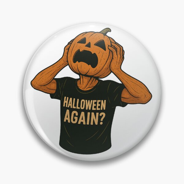 Item preview, Halloween Again? Pumpkin Head Scream Design designed and sold by EchoDimension.