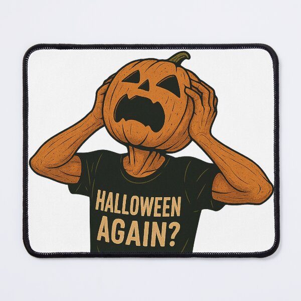 Item preview, Halloween Again? Pumpkin Head Scream Design designed and sold by EchoDimension.