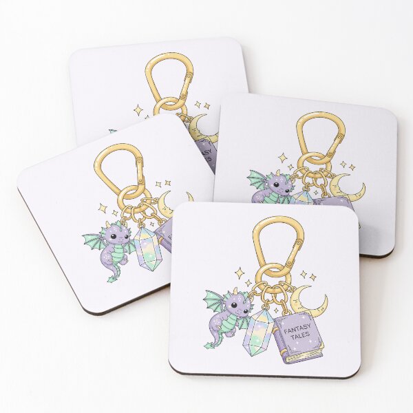 Item preview, Bookish keychain for fantasy book readers designed and sold by FatBirdie.