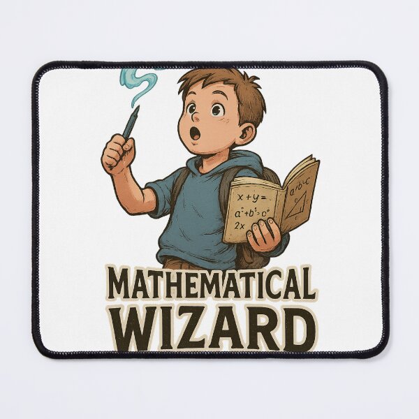 Item preview, Mathematical Wizard – Back to School Magic designed and sold by EchoDimension.