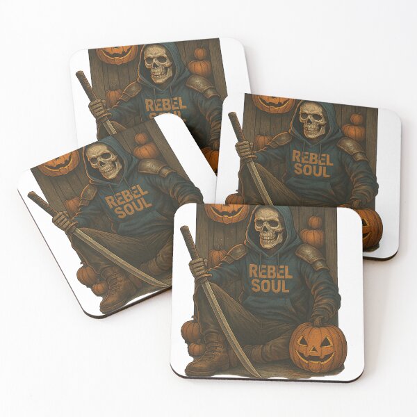 Item preview, Rebel Soul Skeleton – Halloween Warrior designed and sold by EchoDimension.