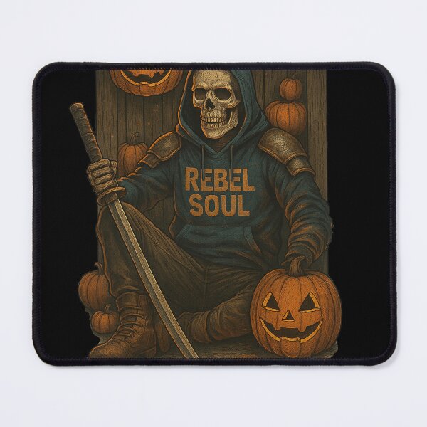 Item preview, Rebel Soul Skeleton – Halloween Warrior designed and sold by EchoDimension.