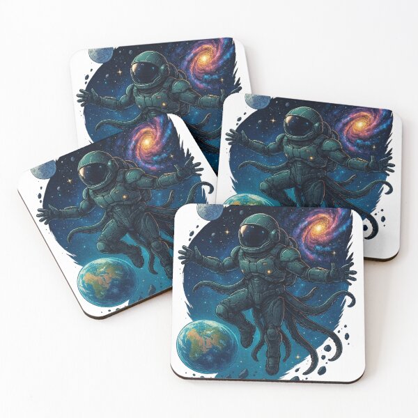 Item preview, Cosmic Octopus Astronaut – Galactic Space Explorer designed and sold by EchoDimension.