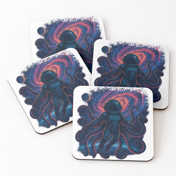 Item preview, Cosmic Octopus Astronaut – Galactic Space Explorer designed and sold by EchoDimension.