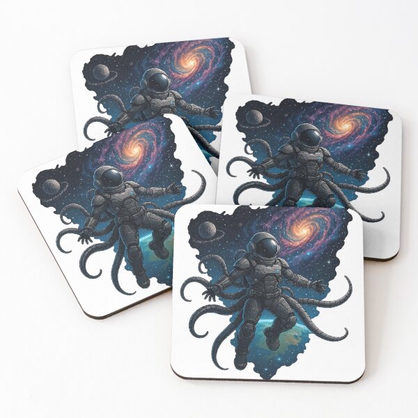 Item preview, Cosmic Octopus Astronaut – Galactic Space Explorer designed and sold by EchoDimension.