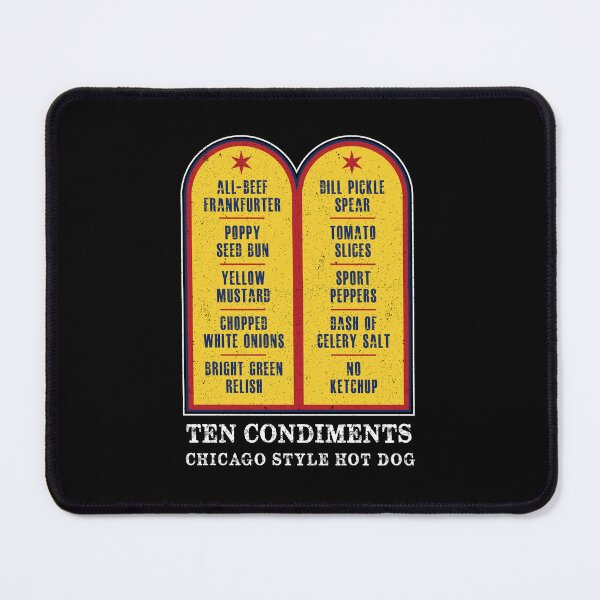 Item preview, Chicago Style Hot Dog Ten Condiments designed and sold by twHistory.