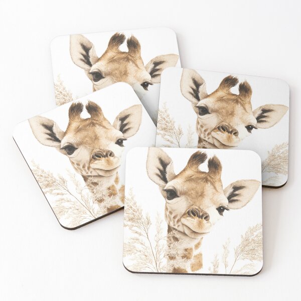 Item preview, Giraffe Pampas Grass Boho designed and sold by scicilysimonee.
