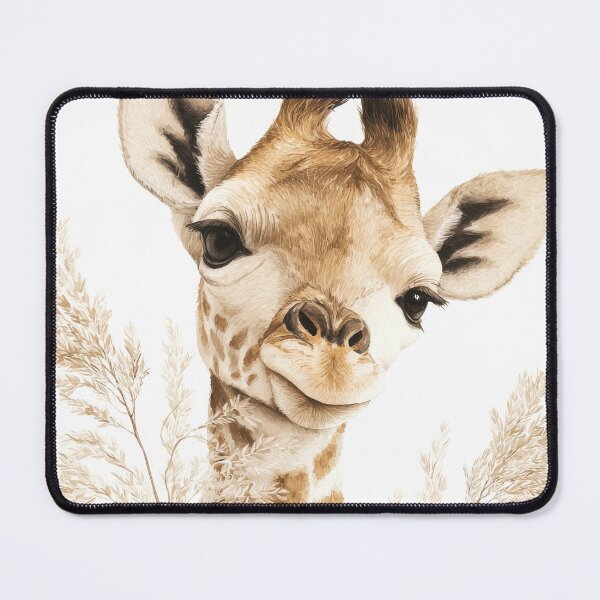 Item preview, Giraffe Pampas Grass Boho designed and sold by scicilysimonee.