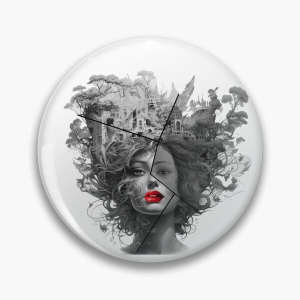 Item preview,  Woman with Forest Soul – Surreal Digital Art designed and sold by Stekography.
