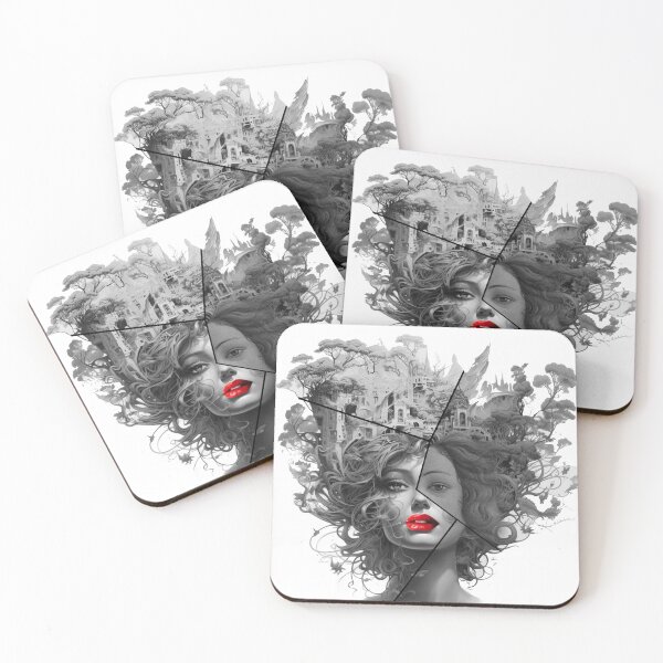 Item preview,  Woman with Forest Soul – Surreal Digital Art designed and sold by Stekography.