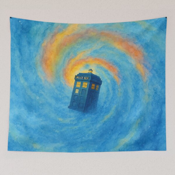 Item preview, Cosmic TARDIS designed and sold by SYYmas.