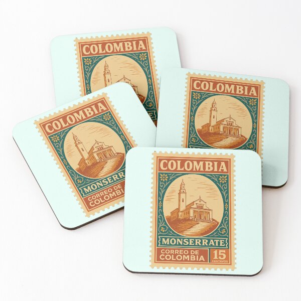 Item preview, Vintage Colombia Postage Stamp – Monserrate in Bogotá designed and sold by Travellerz.