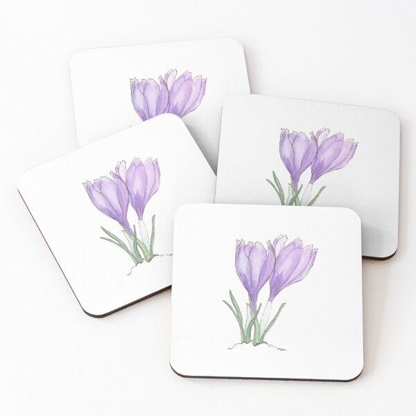 Item preview, Two pretty purple buds designed and sold by DreamCradleArt.