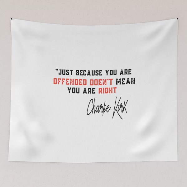Item preview, Just Because You’re Offended Doesn’t Mean You’re Right Quote Design designed and sold by SouthPrint.