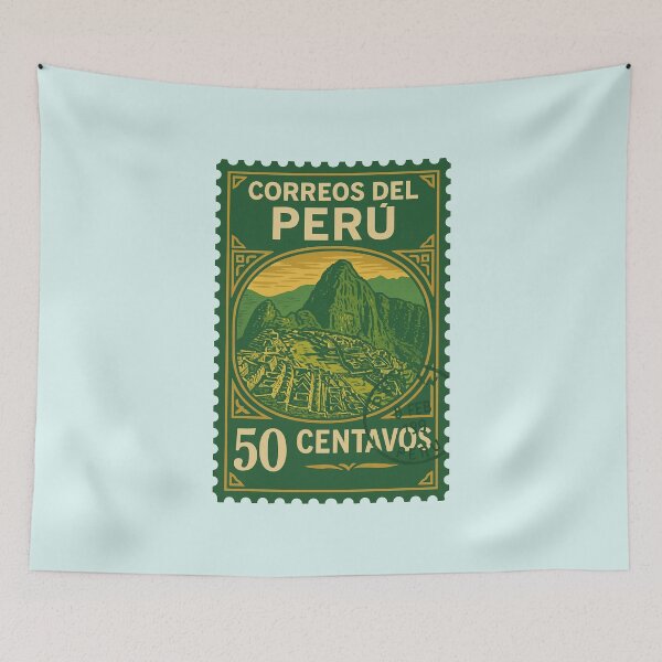 Item preview, Vintage Peru Postage Stamp – Machu Picchu designed and sold by Travellerz.