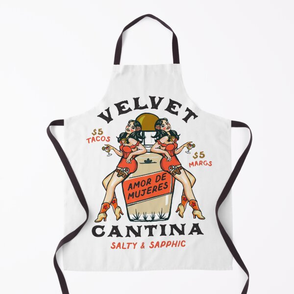 Item preview, Velvet Cantina Taco & Margarita Bar: Cute Mexican Pin Up Cowgirls designed and sold by The Whiskey Ginger Design Shop.