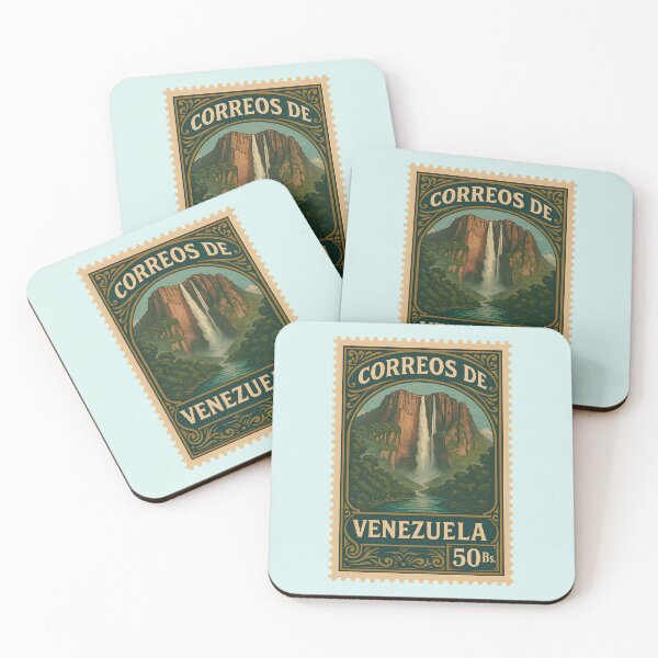 Item preview, Vintage Venezuela Postage Stamp – Angel Falls designed and sold by Travellerz.